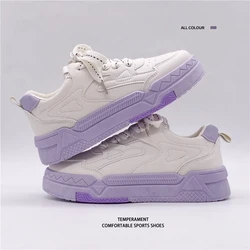 Women's Sneakers Purple Fashion Casual Woman Sneakers Tennis Female Vulcanized Shoes Spring Autumn Women's Sports Shoes New