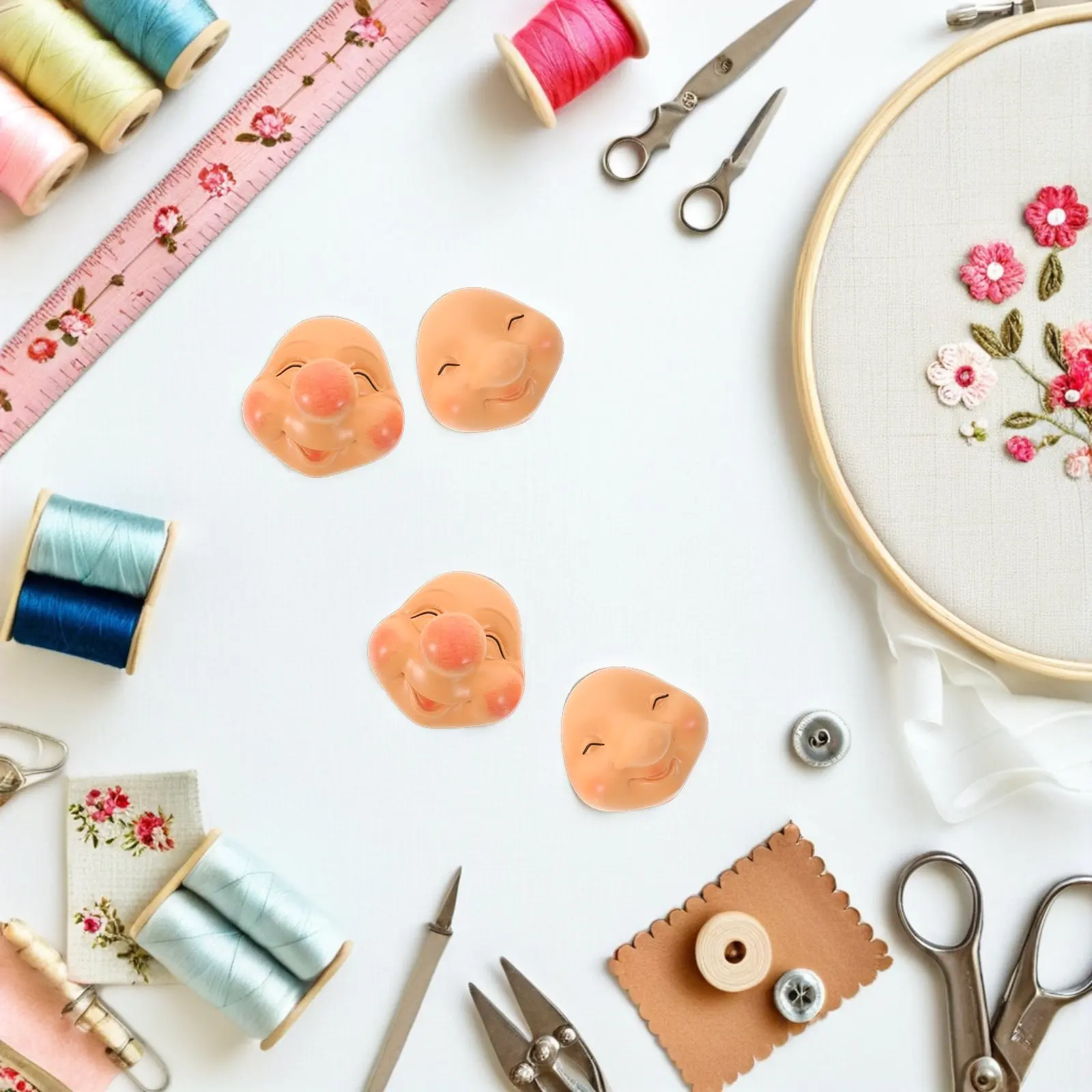 

Набор из 4-х смоляных лиц гномов для поделок, выразительные декорации в виде гномов, украшения для Пасхи и Дня святого Валентина