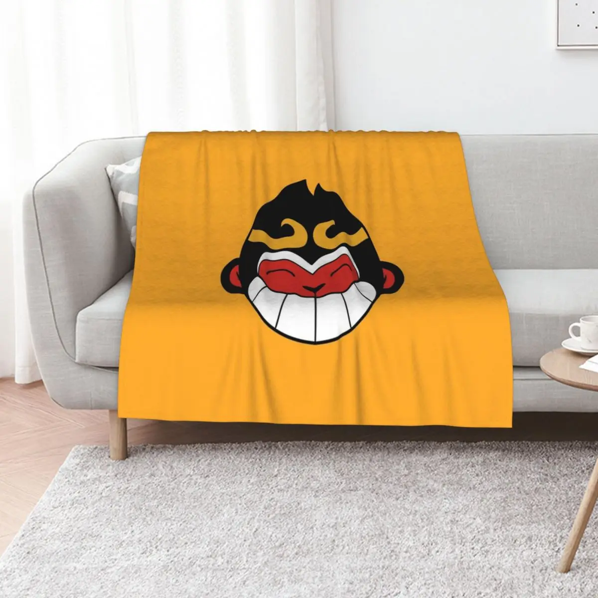 

Monkie Kid Throw Blanket Hair Sofa Quilt Plaid on the sofa Luxury St Blankets