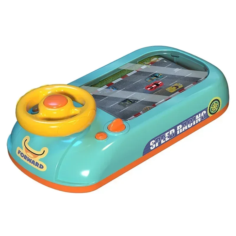 Electronic Adventure Game Steering Wheel Driving Toy Racing Car Children Simulation Vehicles With Music Sound For Kids Baby Gift