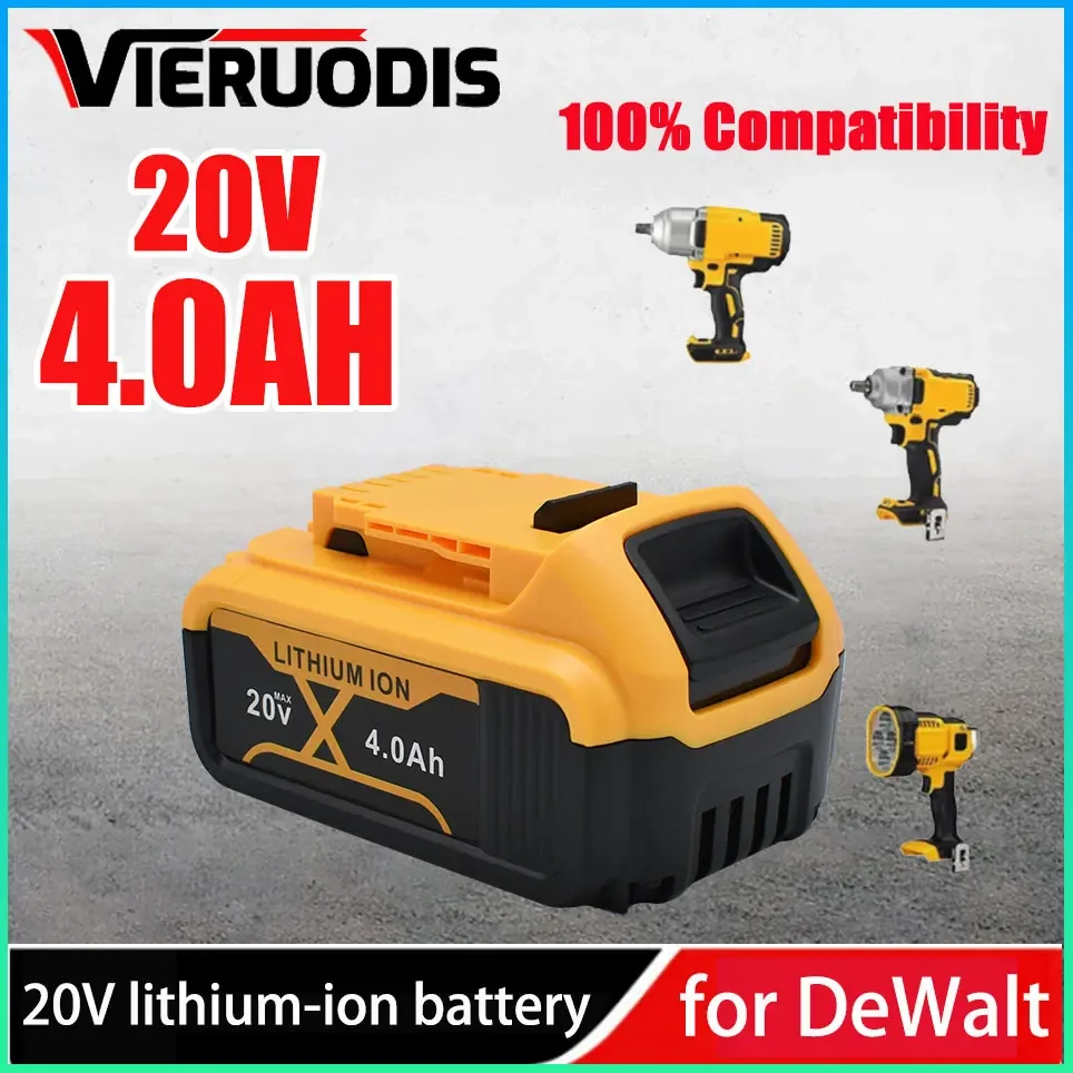 

for DeWalt 20V 6.0Ah 4.0Ah power tool Chargement BatteryMAXDCB184 DCB181 DCB182 DCB200 20V 4A 6A 8A 18Volt DeWalt Tools Batter