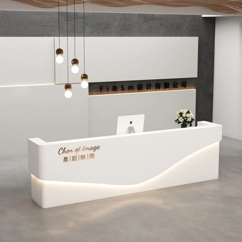 Medical Aesthetics Checkout Counters Modern Dental Clinic Guidance Desk Checkout Counters Clothing Store Furniture Cajero JT40C