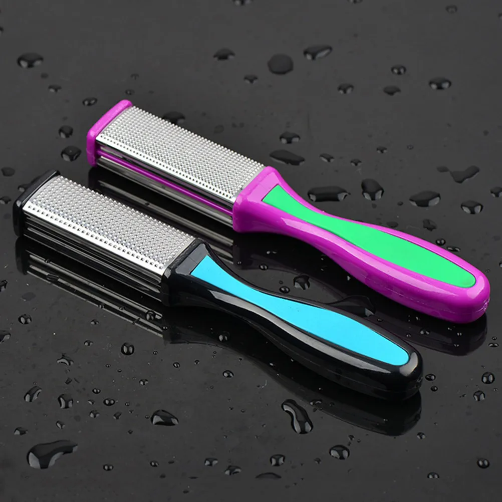 Stainless Steel Handheld Callus Remover with Ergonomic Thumb Rest for Safe Dead Skin Removal Pedicure File Foot Callus Rasp