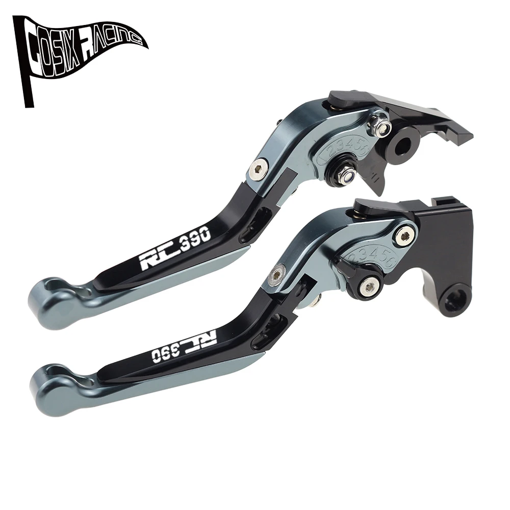 Fit For RC390 all years RC 390 RC-390 Motorcycle CNC Accessories Folding Extendable Brake Clutch Levers Adjustable Handle Set