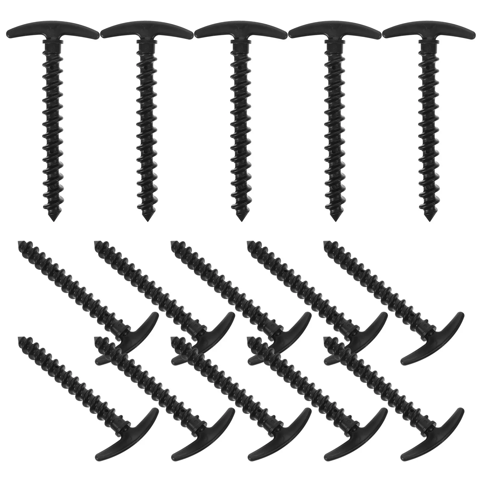 

15pcs Plastic Decorations Spikes Outdoor Pegs Sand Camping Sand Tent Tent Plastic Stake Stakes Heavy Duty Stakes