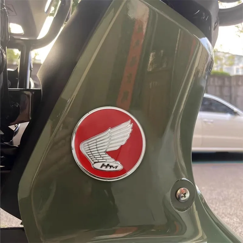 Autocollant Honda CB400F CBR400R CBR500R CBR650R Cub CC110, Badge d'ailes automobiles, Logo circulaire, accessoires de moto