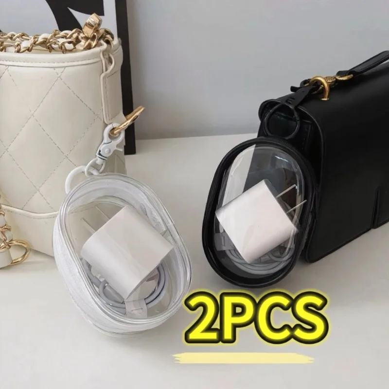 1–6 Stück Aufbewahrungstasche für Ladekabel, wasserdichte Kabel-Organizer-Box, tragbare Aufbewahrungstasche für Handy-Ladegeräte und Kopfhörer