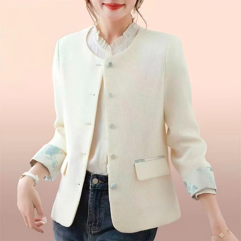 Women, Fashionable Long Sleeved Small Fragrant Style Jacket Autumn Female New Top Slimming Short Jacket