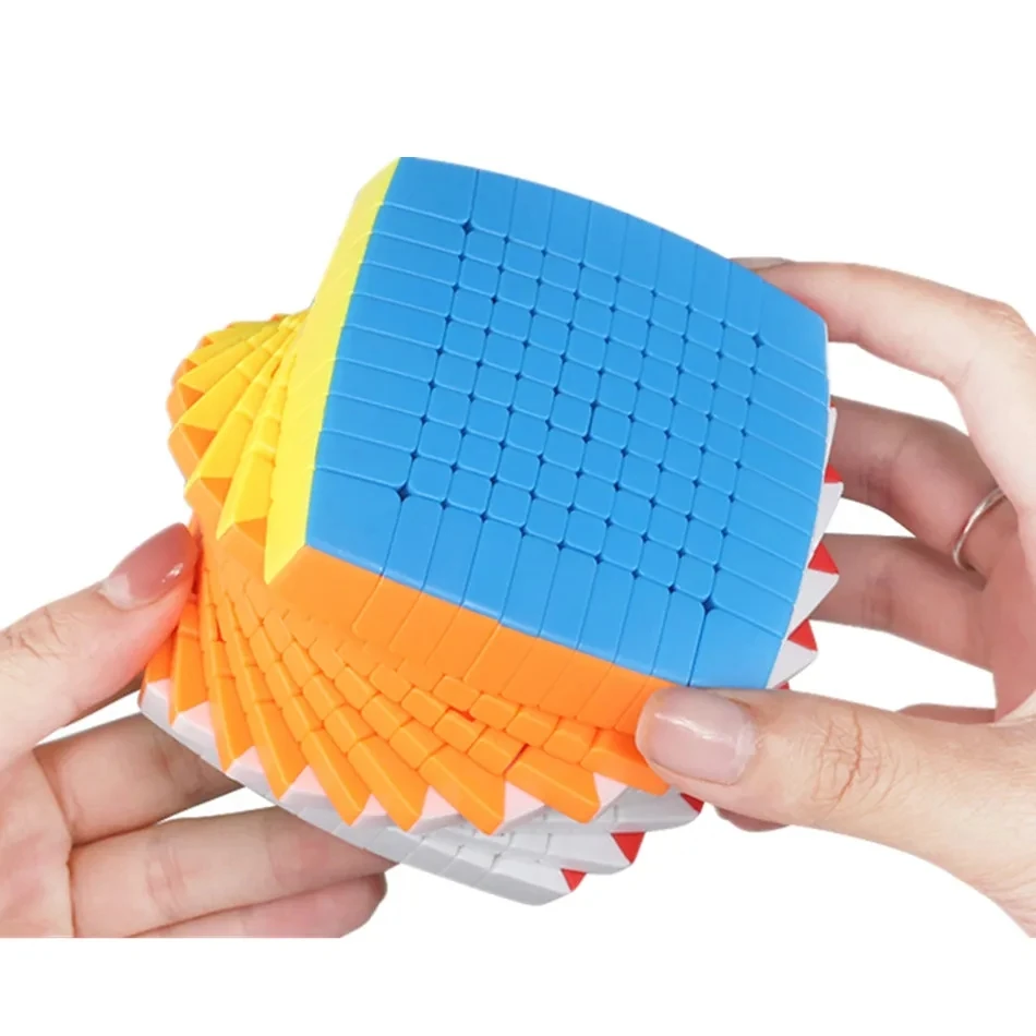 Shengshou 10x10 Magic Cube 85mm 10x10x10 Professional Cubo Magico High Level Professional 10x10 Fidget Puzzle Toys Cubo Magico