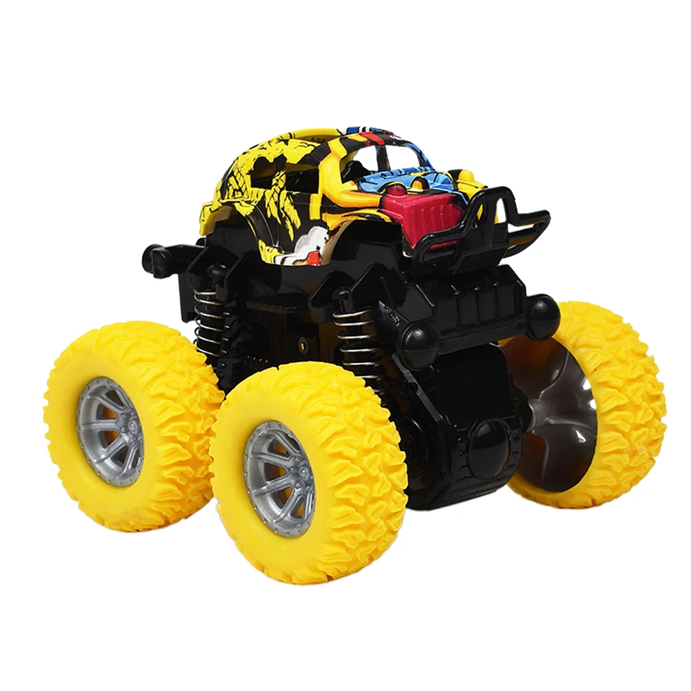 Children’s Toys Education Car Four Wheel Drive 12*85*5cm Vehicle Inertia Friction Models Yellow Baby