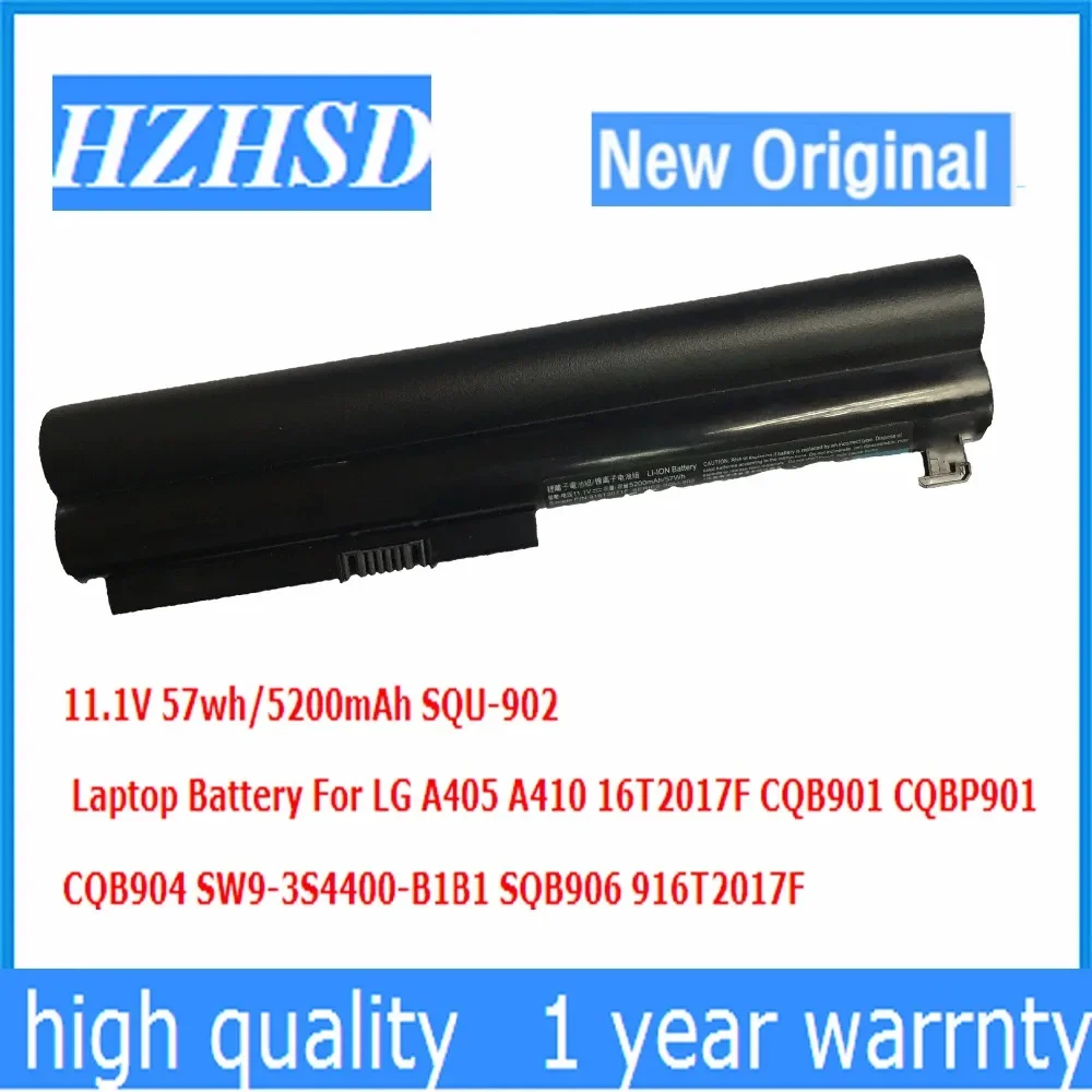 

11,1 V 57wh/5200mAh Новый oem SQU-902 Аккумулятор для ноутбука LG A405 A410 16T2017F CQB901 CQBP901 CQB904 SW9-3S4400-B1B1 SQB906