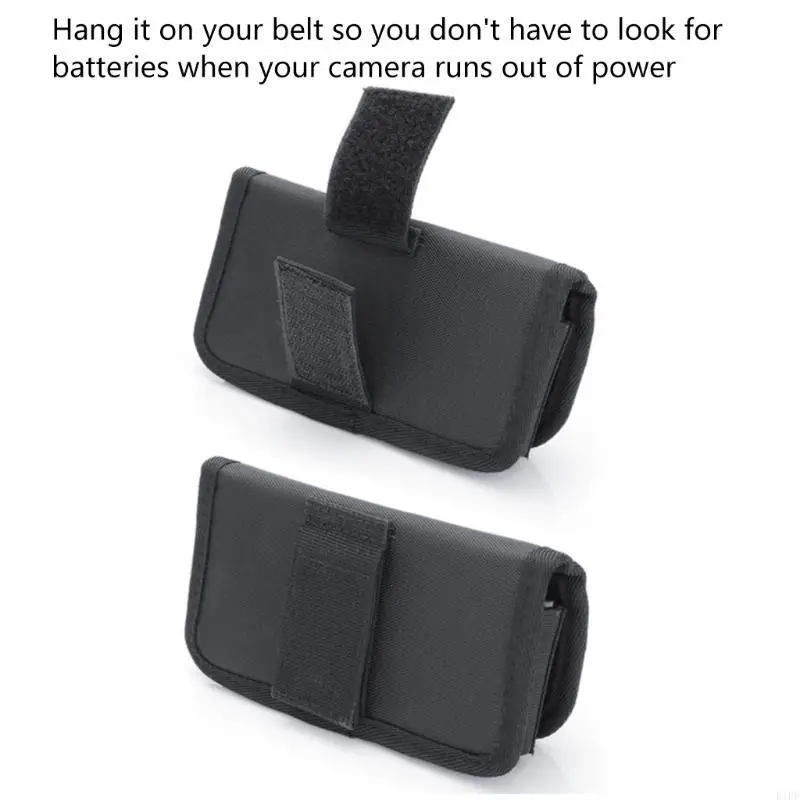 E1PF DSLR -Kamera -Batteriespeichertasche für 18650 Batterie, -Speicherkarte