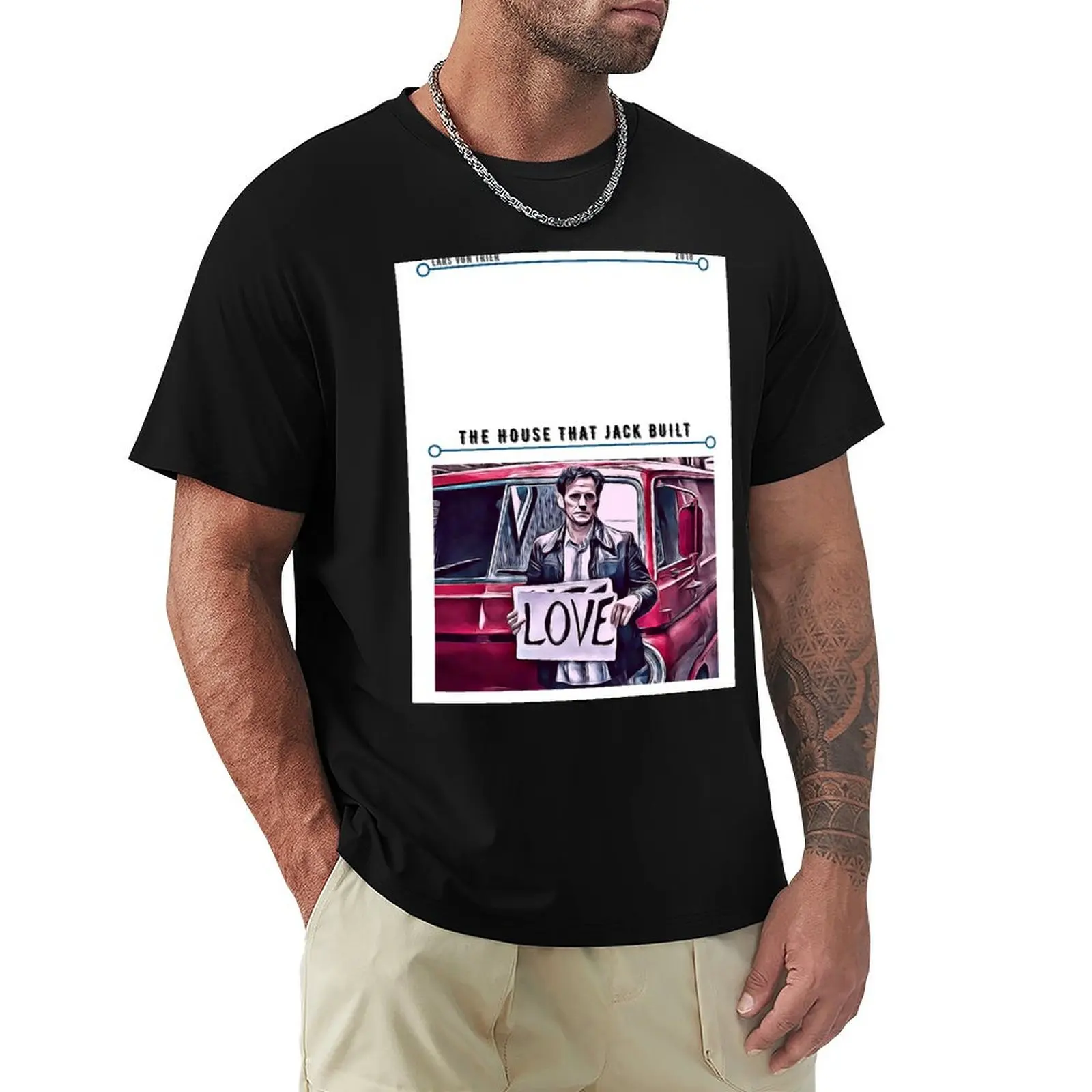 

The House That Jack Built Movie Poster T-Shirt Lightweight Print T-Shirt