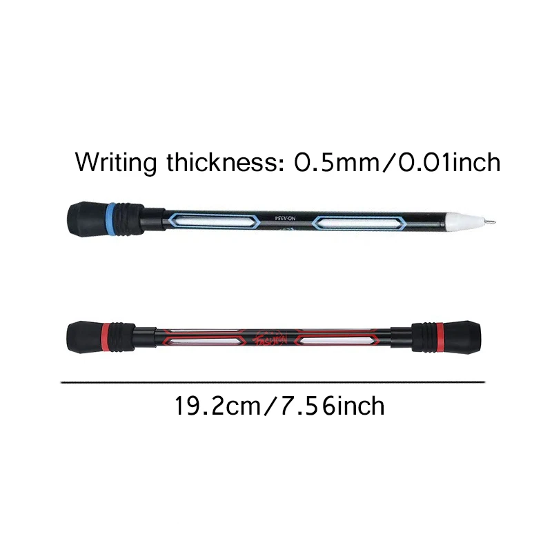 ปากกาหมุนได้หลากสี 1 ชิ้น/แพ็ค ปากกาเจลสำหรับเล่นเกมหมุนนิ้วได้ มี 4 สีให้เลือก อุปกรณ์เสริมสำหรับคลายเครียดระหว่างเรียน ZYF