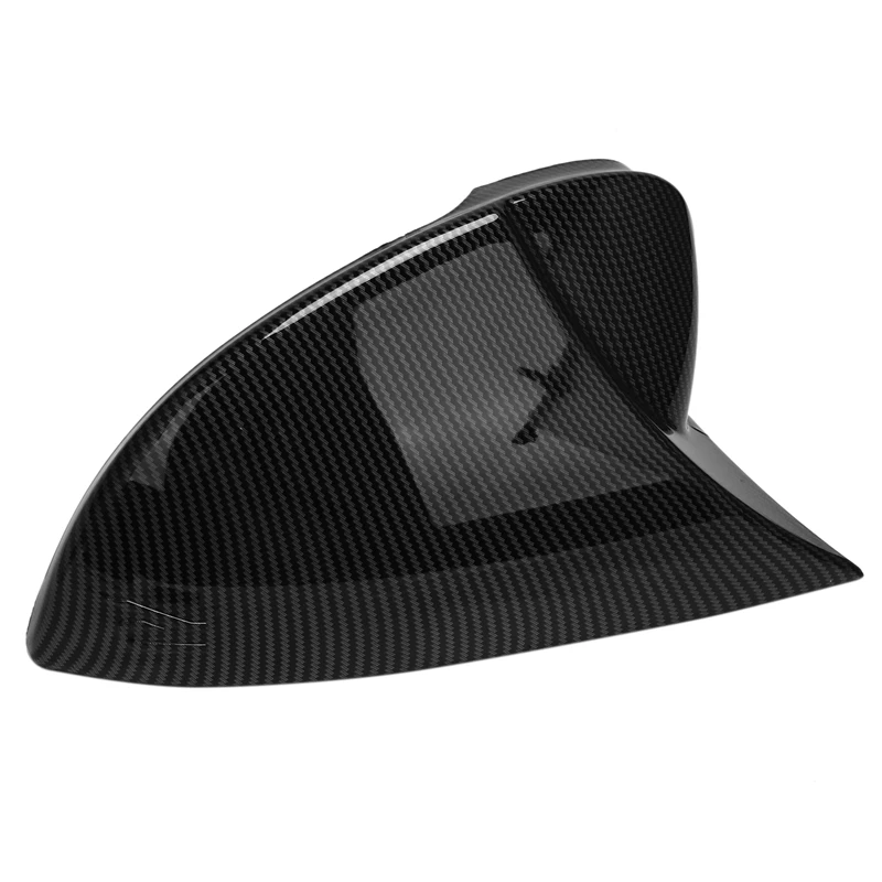 Carbon Fiber Side Mirror Rear View Mirror Cover Cap Ox Horn For Golf 8 MK8 GTE GTD R-Line 2020 2021