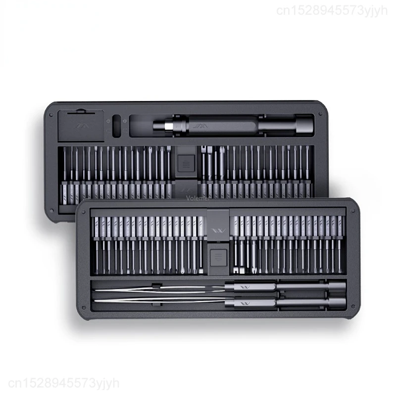 Xiaomi JIMI JM-GNT80 80 In 1 Precision Screwdrivers 72PC S2 Alloy Steel Bits Home DIY Multi-used Repair Screw Driver With 2 Rods