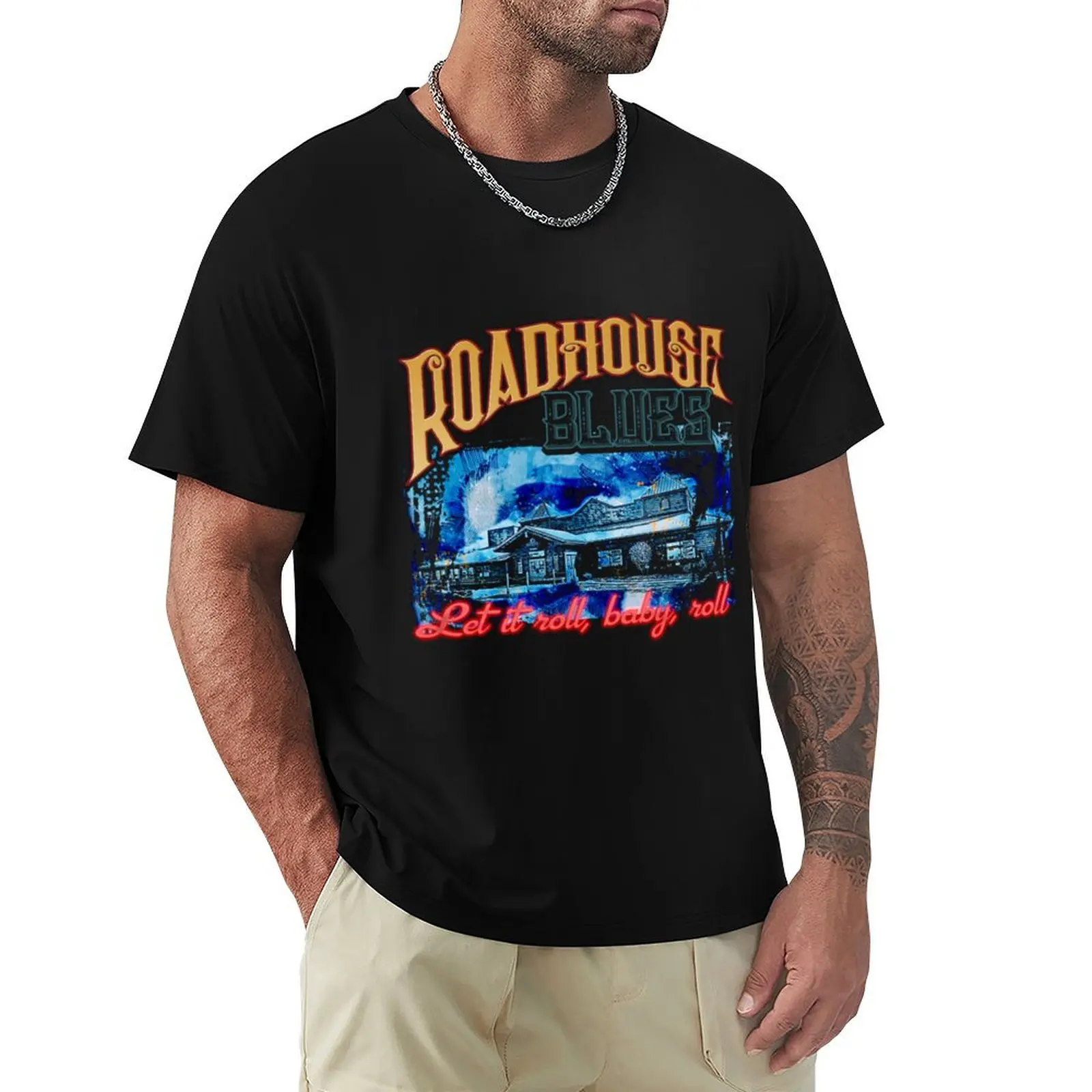Roadhouse Blues T-Shirt Urban Style Print T-Shirt