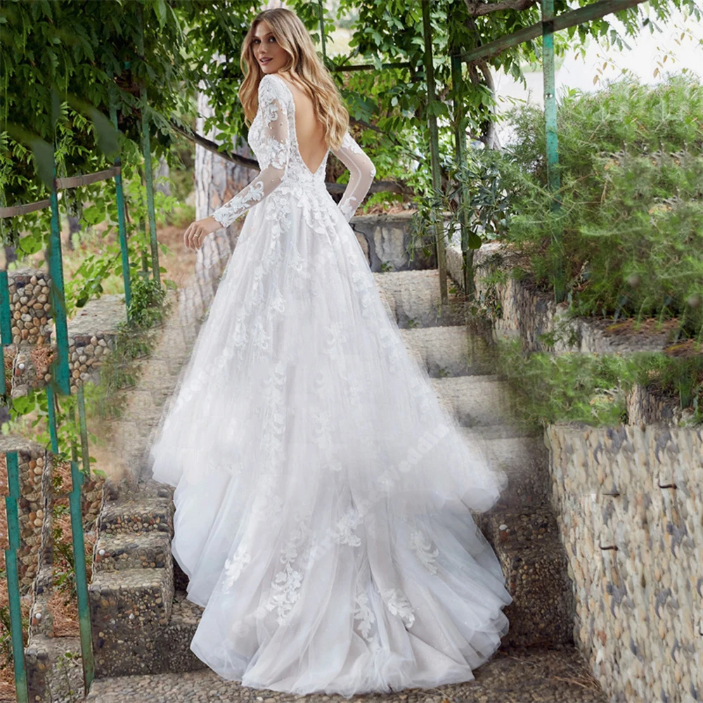 Gorgeous A-Line Women Wedding Dresses Lace Bridal Gowns Specially Designed For Wedding Vestidos De Noivas Customized 2026 Robe