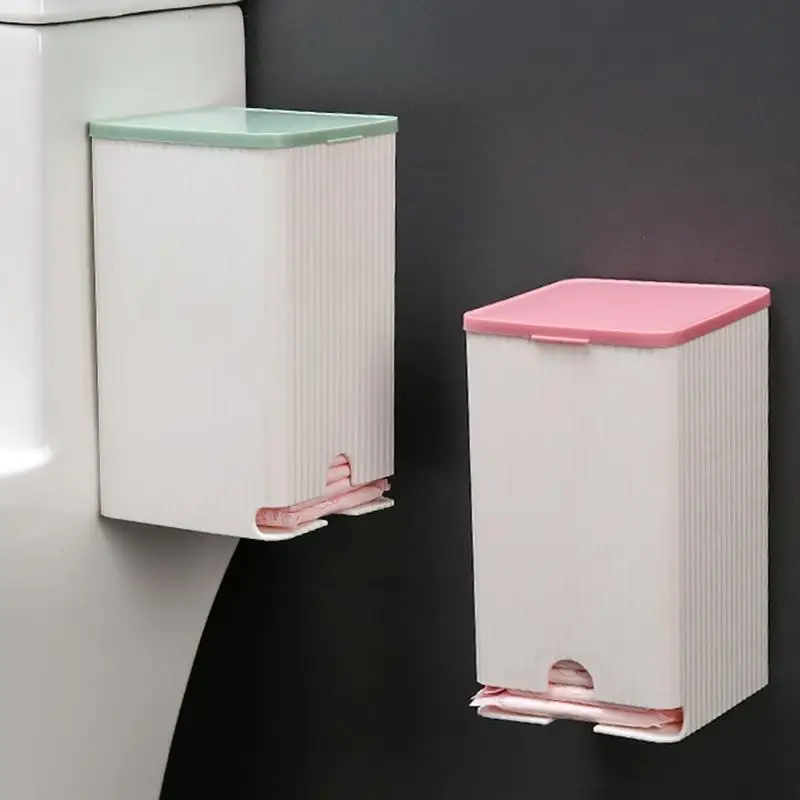 Bathroom Napkin Holder Wall Mount Paper Towel Dispenser Multifunctional Sanitary Napkin Storage Box Restroom Cotton Swab