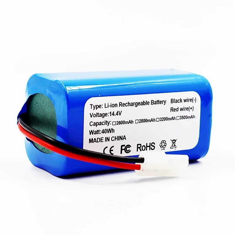 Original 14.4v 13500mAh Rechargeable Li-ion Battery for MIJIA Mi Robot Vacuum-Mop Essential G1 Vacuum Cleaner 18650 Battery Pack