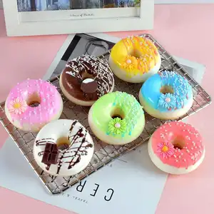 7  Fake Cake Donut Bread Artificial Food Model Simulation Dessert Table Home Decor Decoration INS Photographic