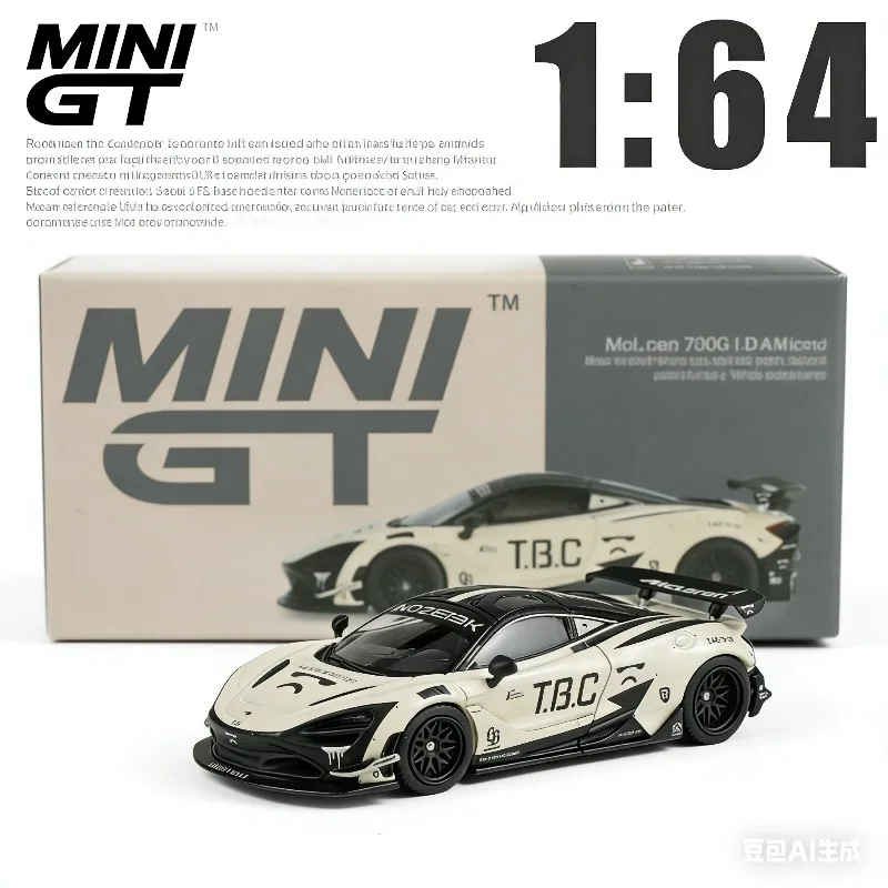 

MINI GT 1:64 McLaren 720S LB Works TBC Simulation Static Alloy Car Model, Boys' Gift Toy, Adult Collection Decoration Item.