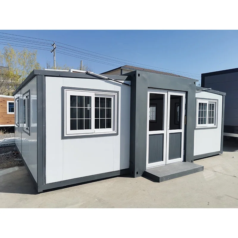 New Style Tiny House Luxury Prefabricated Houses Expandable Container Living Home Villas with 2 Bedrooms 20ft 40ft for Sale