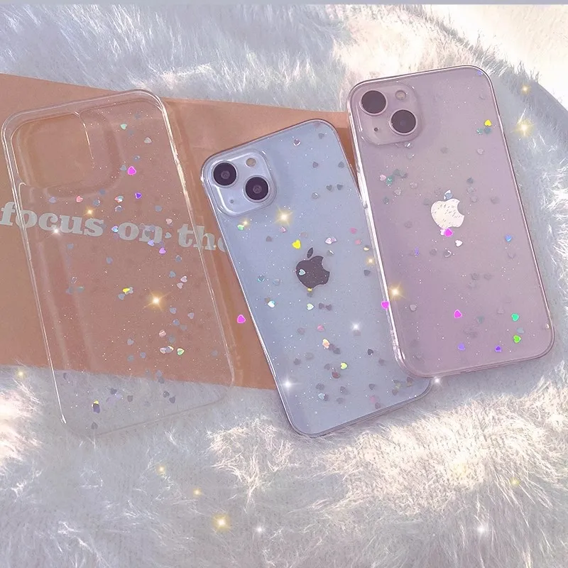 Love Glitter es adecuado para la funda del teléfono móvil Huawei p70 p60 anticaída nova13/12 versátil mate70/60/50pro