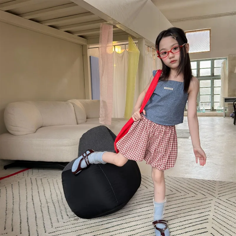 

2026 Childrens Clothing Summer New Item Childrens Korean Fashionable Clothing Girls Shorts Skirt Pants Summer Pants