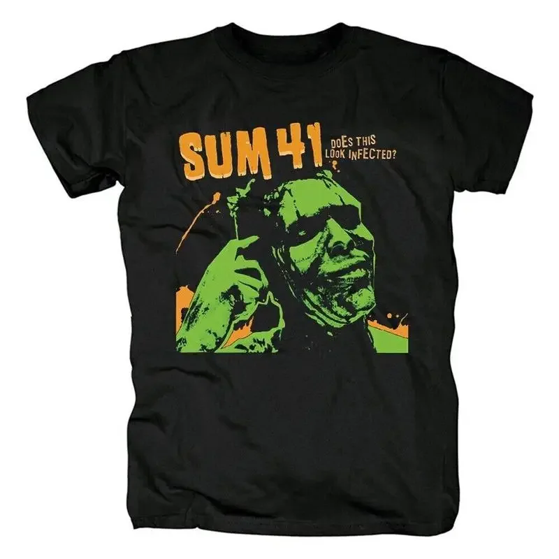 Sum 41 Does This Look Infected Black Size S to 5XL T Shirt