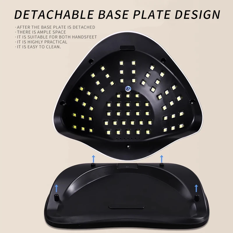 เครื่องอบเล็บ UV LED - กำลังไฟสูง พกพาสะดวก พร้อมหูหิ้วสำหรับอบและบ่มเจล สำหรับทำเล็บ