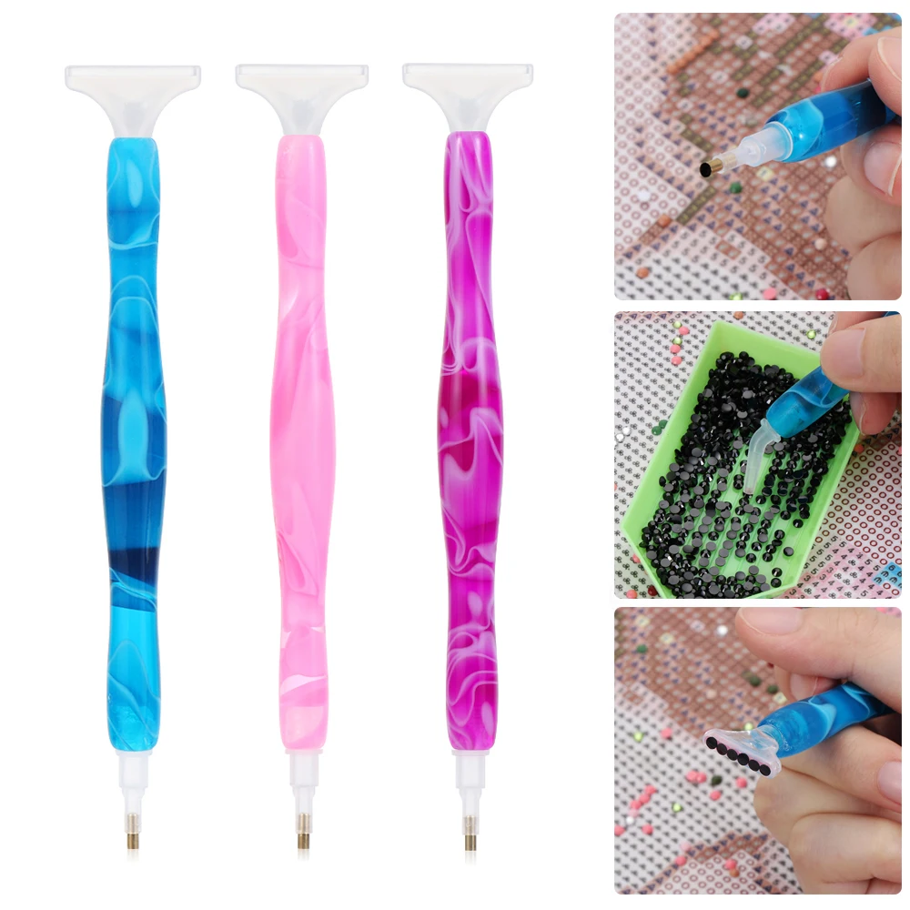 Nail Art Embroidery Cross Stitch Point Drill Pen Resin Diamond Painting Pen Resin Pen 5D Diamond Painting