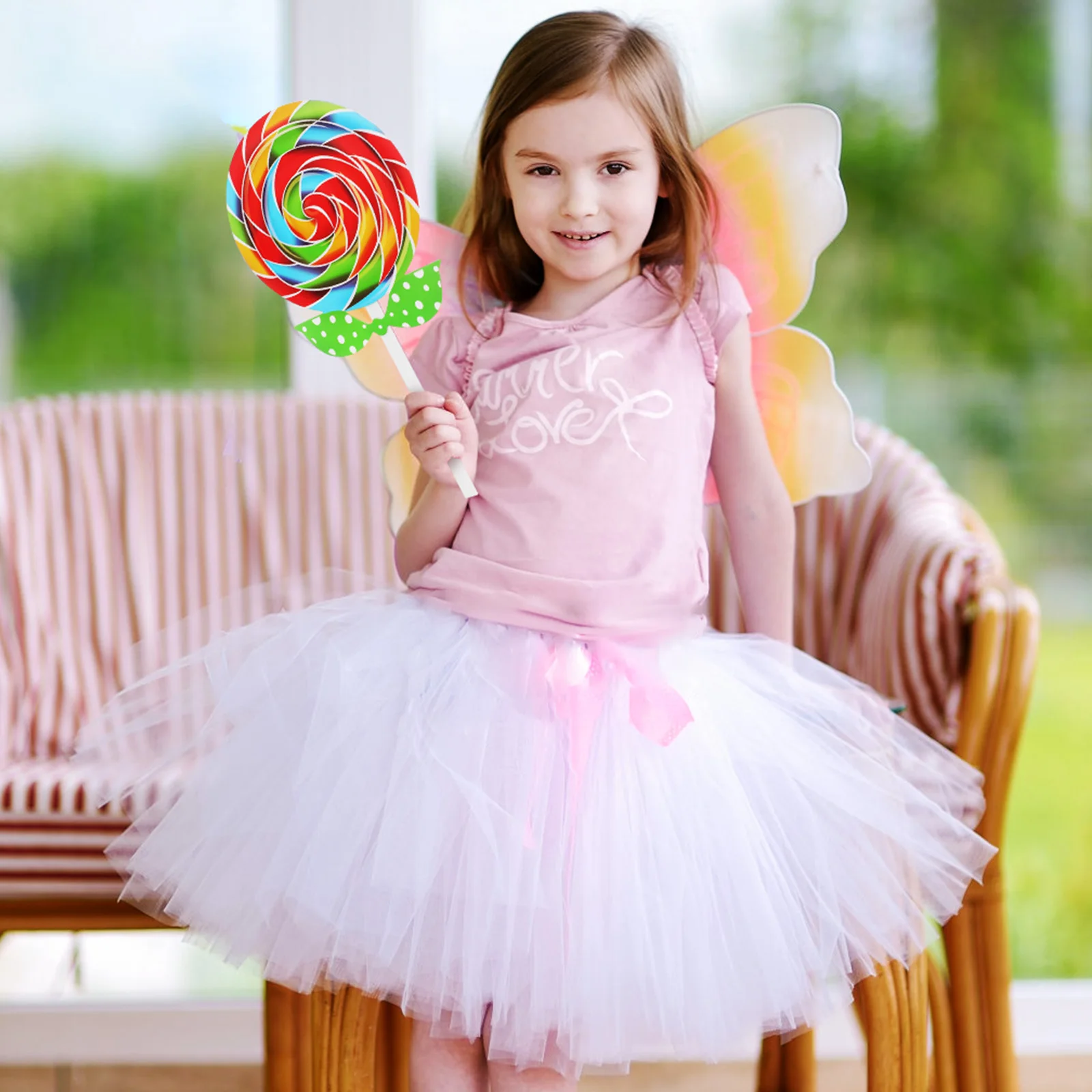 

2 Pcs Lollipop Props naments Large naments 25 40cm Length H made Lightweight Fun Photo Party Decorations