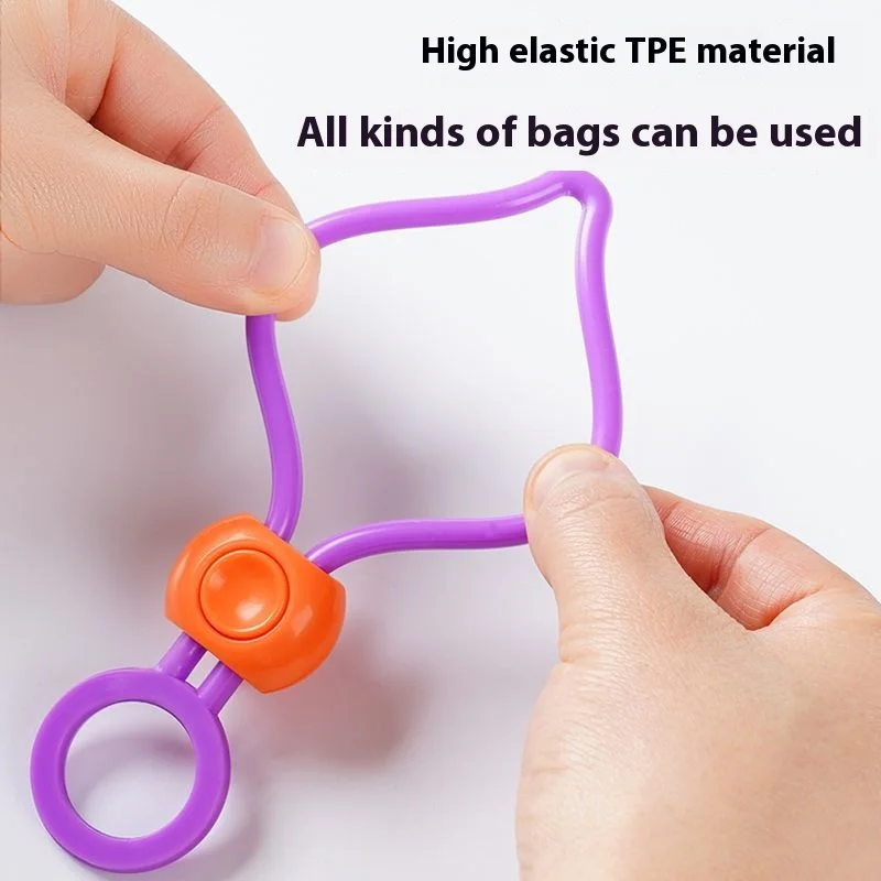 Color sealing rope binding kitchen food fresh-keeping sealing clip multi-functional cable organizer creative tying rope binding