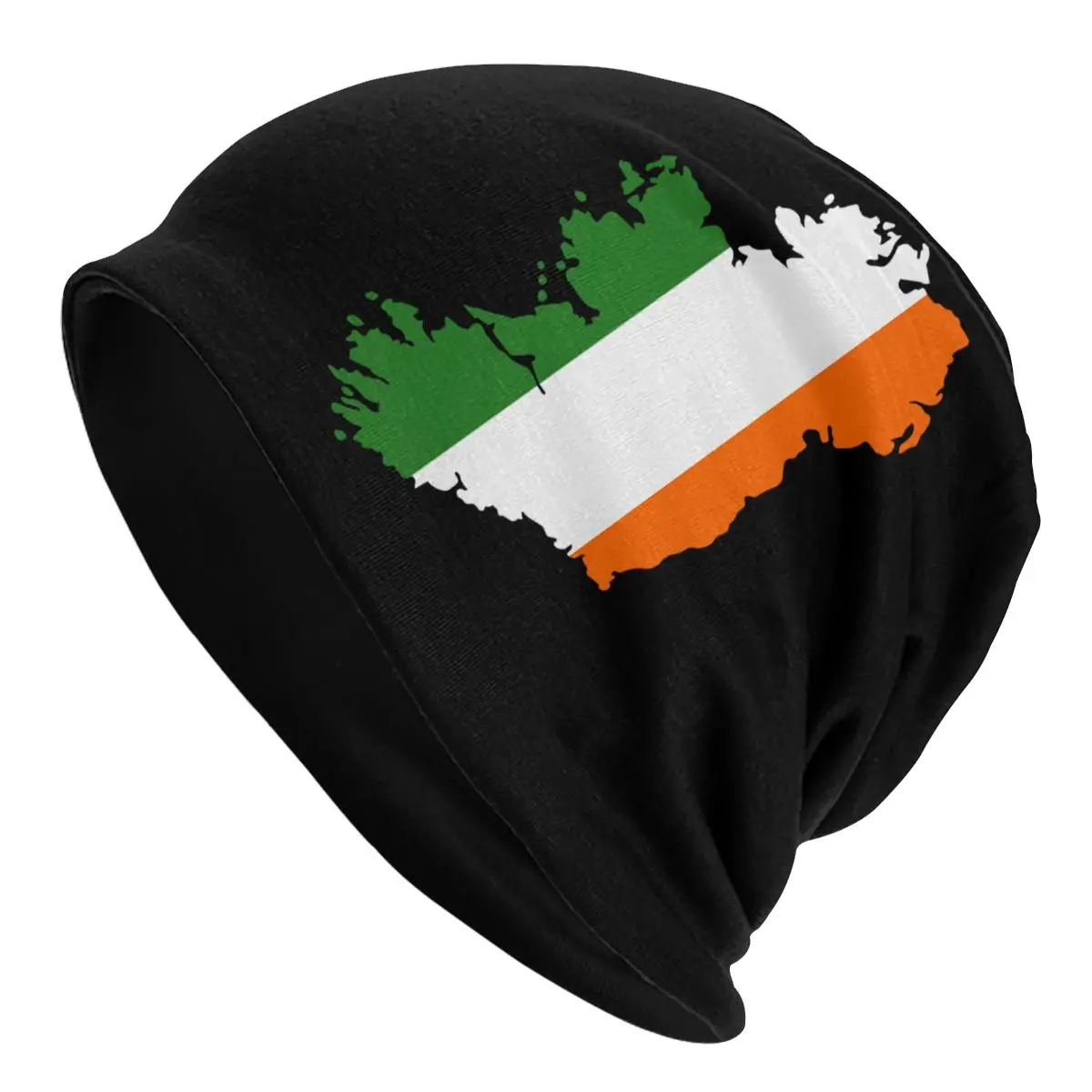 Custom Ireland Flag Map Bonnet Femme Cool Knitting Hat For Women Men Winter Warm Irish Patriotic Beanies Caps