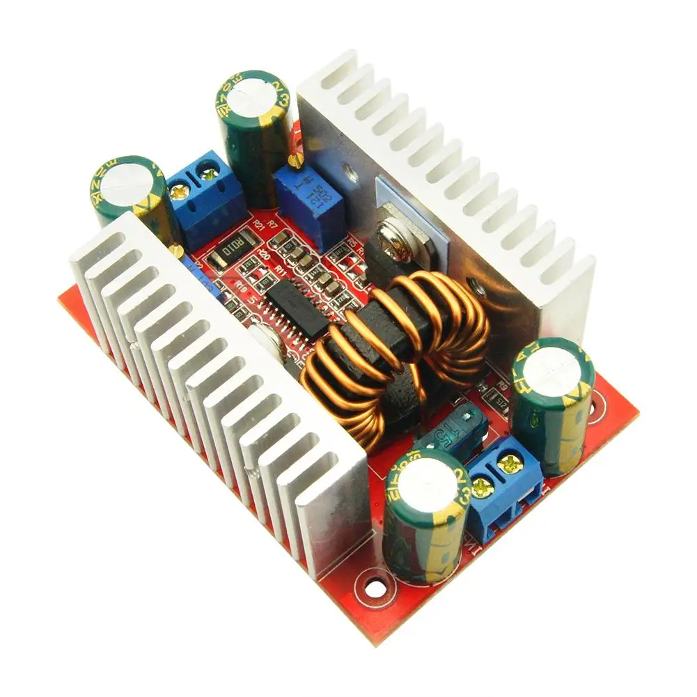 400W Transformer Boost Module with Screw Terminals 15A DC-DC Power Transformer Step-up Module Accessories for Digital Products