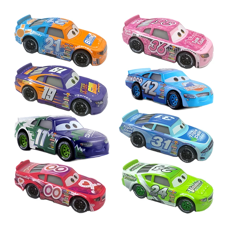 Pixar Cars 2 Cars 3 Pixar Cars Metall-Diecast-Modellautos Lightning McQueen Legierung Rennwagen-Serie Kinderspielzeugauto