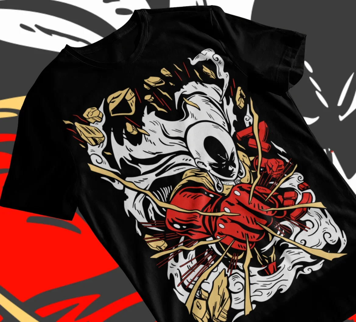 Saitama One Punch Man Anime Manga méchant T-Shirt unisexe T-Shirt doux