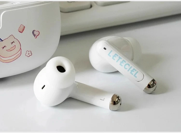 LETECIEL COOKIE TWS True Wireless Bluetooth Gaming Earbuds Earphones Active Noise Cancellation Headphones