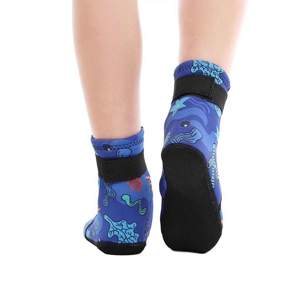 

Kids Neoprene Water Socks Wetsuit Socks Anti-slip Swimming Socks Adjustable Toddlers Diving Socks Keep Warm for Diving Surfing