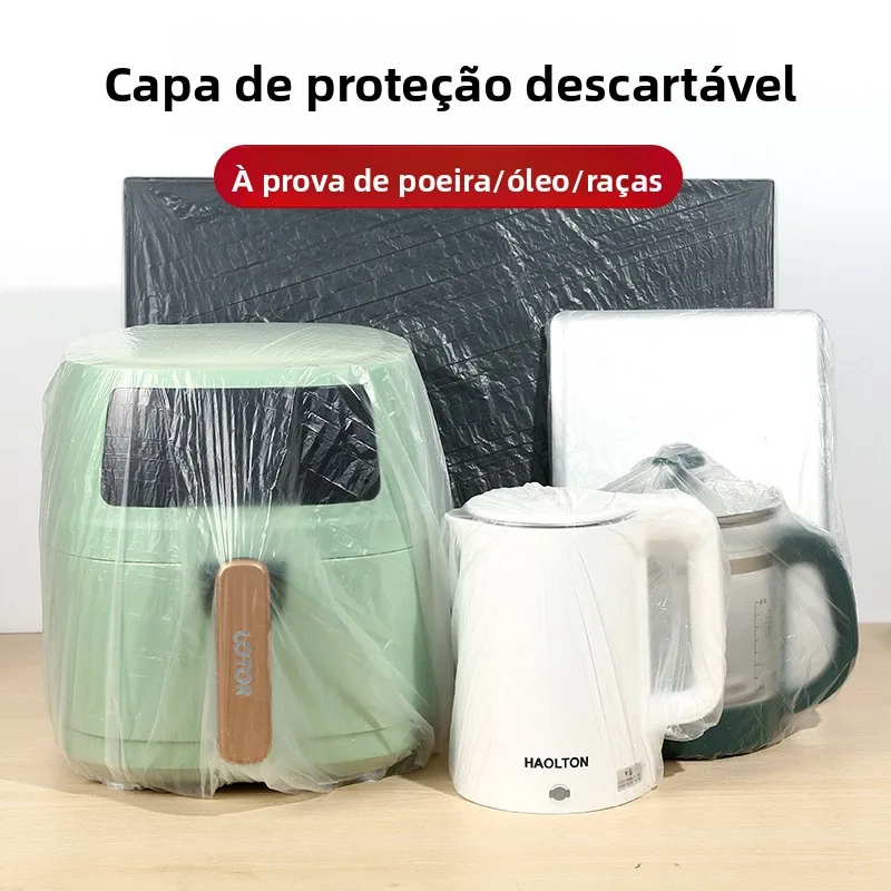 Capa Descartável Reforçada à Prova de Poeira para Eletrodomésticos de Cozinha, Panela de Arroz, Micro-ondas, Capa Universal d...