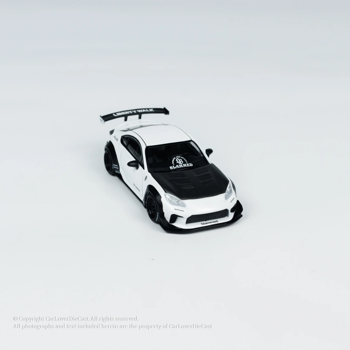 MINIGT 1:64 GR86 LBNation White  Diecast Model Car