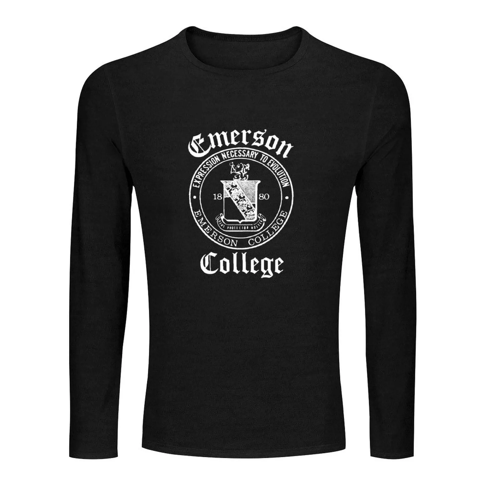 Emerson College Long T-Shirt boys white t shirts custom t shirts design your own fitted t shirts for men