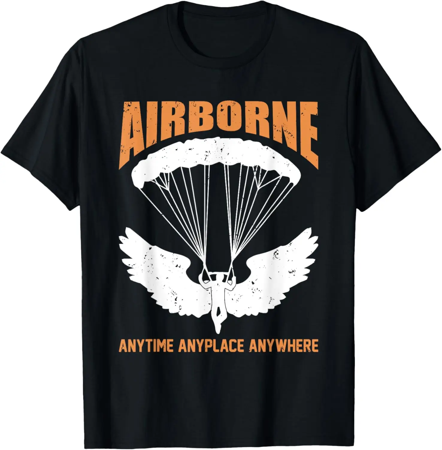 Airborne Paratrooper Military Soldier Army Parachute T-Shirt Short Sleeve Casual 100% Cotton T Shirt