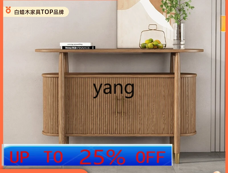 

LH solid wood dining side cabinet simple storage storage household tea cabinet new Chinese cabinet