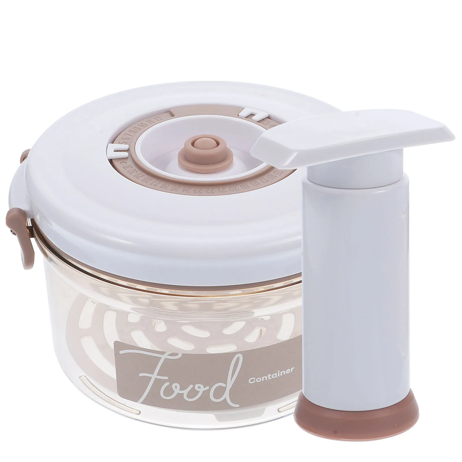 

Vacuum Sealer Containers Food Storage AS Plastic Sturdy Practical Long Lasting Easy Grasp Latch Sealed Jar Canister Home Outdoor