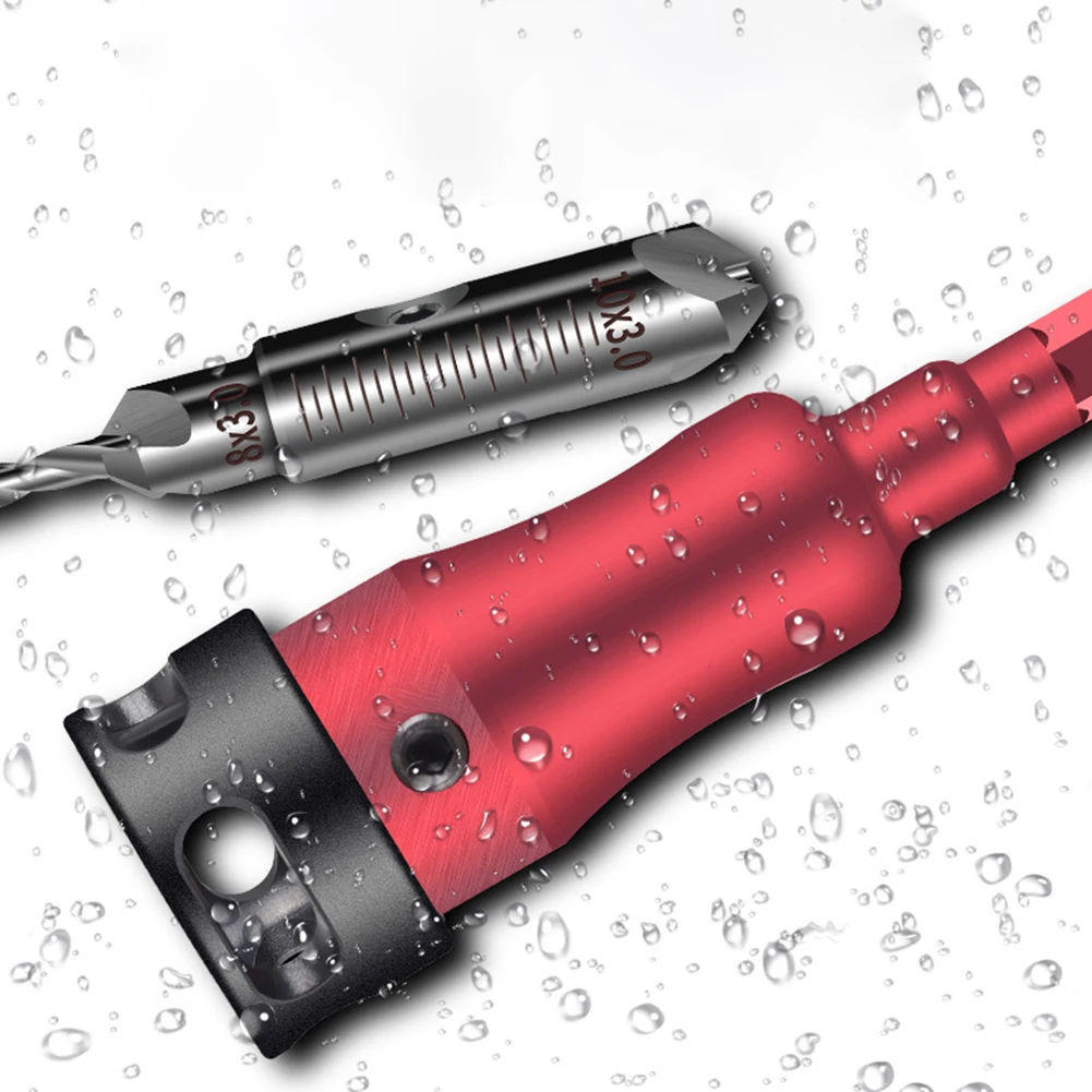 Efficient Depth Adjustable Drill Bit Set for Metal and Wood Easy Removal and Installation with Compact Packaging