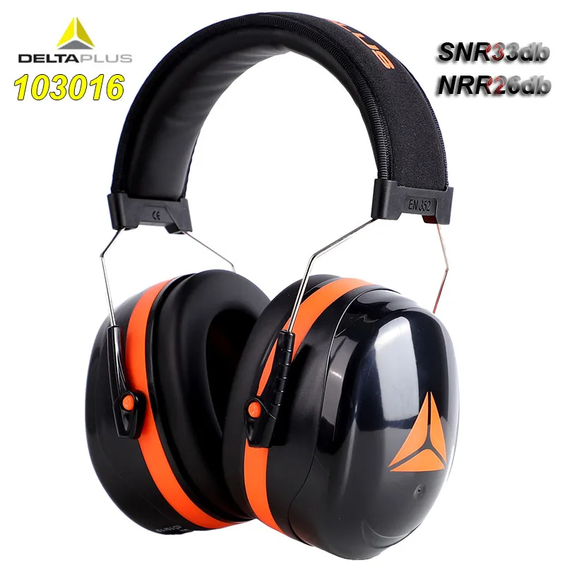 newest version 103006 Noise earmuffs ABS shell Lining Synthetic foam cotton Noise-proof earmuffs SNR 33 db Safety noise earmuffs