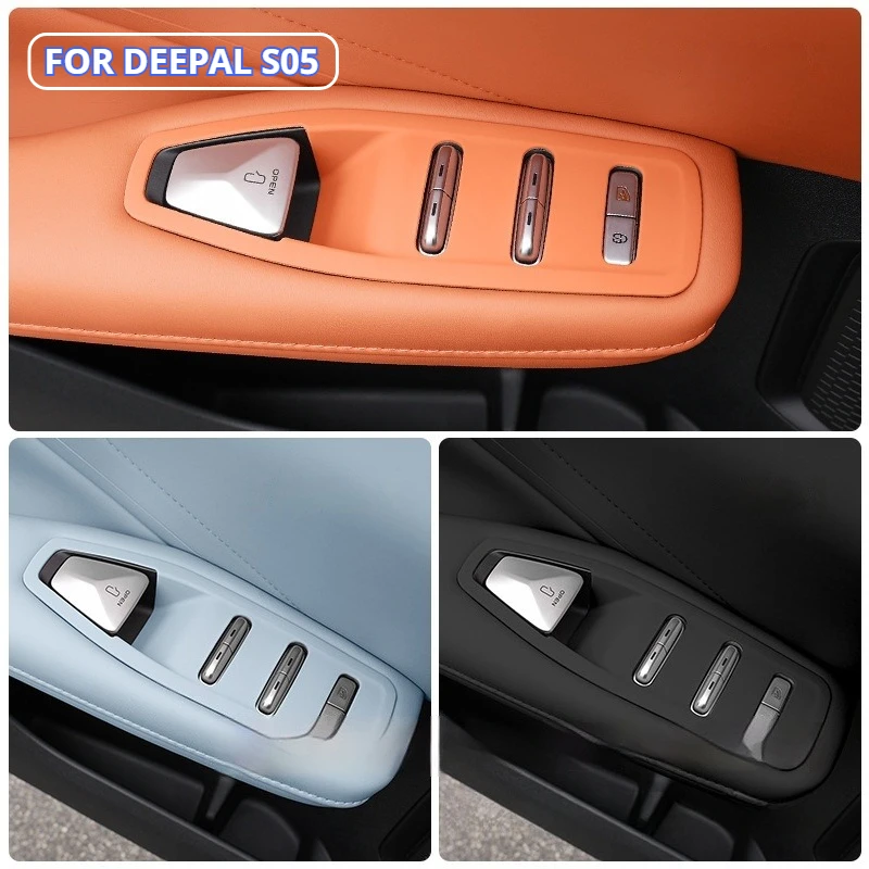 

Силиконовые защитные накладки для кнопок стеклоподъемников Changan Deepal S05, аксессуары для защиты переключателей и дверных стекол