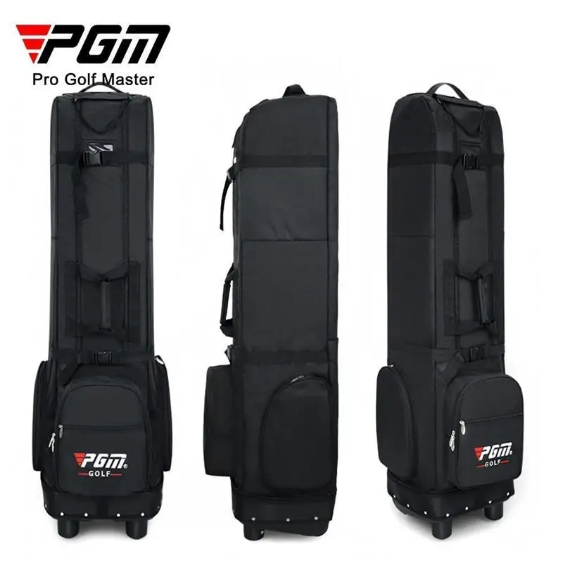 PGM-Golf Air Bag for Men and Women, Thickened Checked Aircraft Package Comes with Folding Storage Pulleys, Foldable